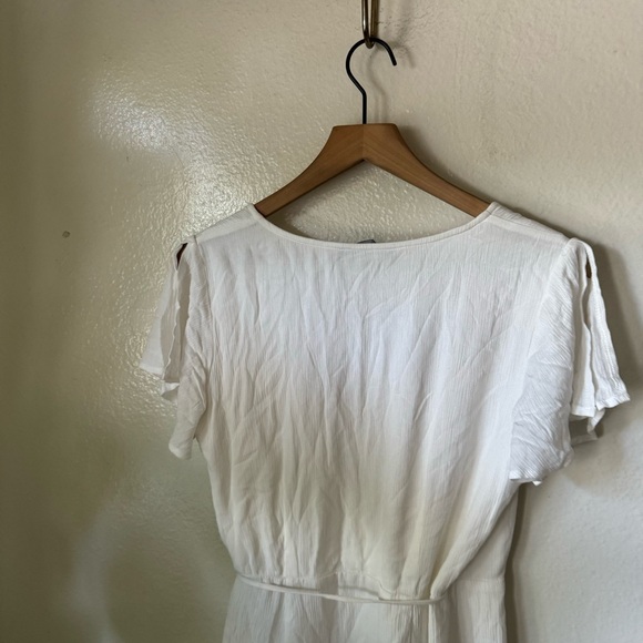 Lulus | Harbor Point White Wrap Dress - Picture 6 of 7